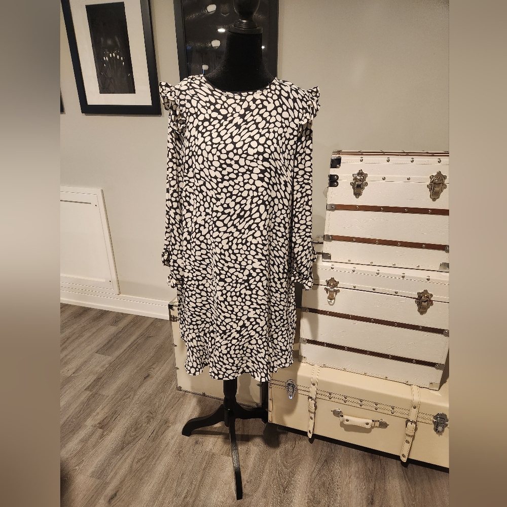 Black and White Polka Dot Dress